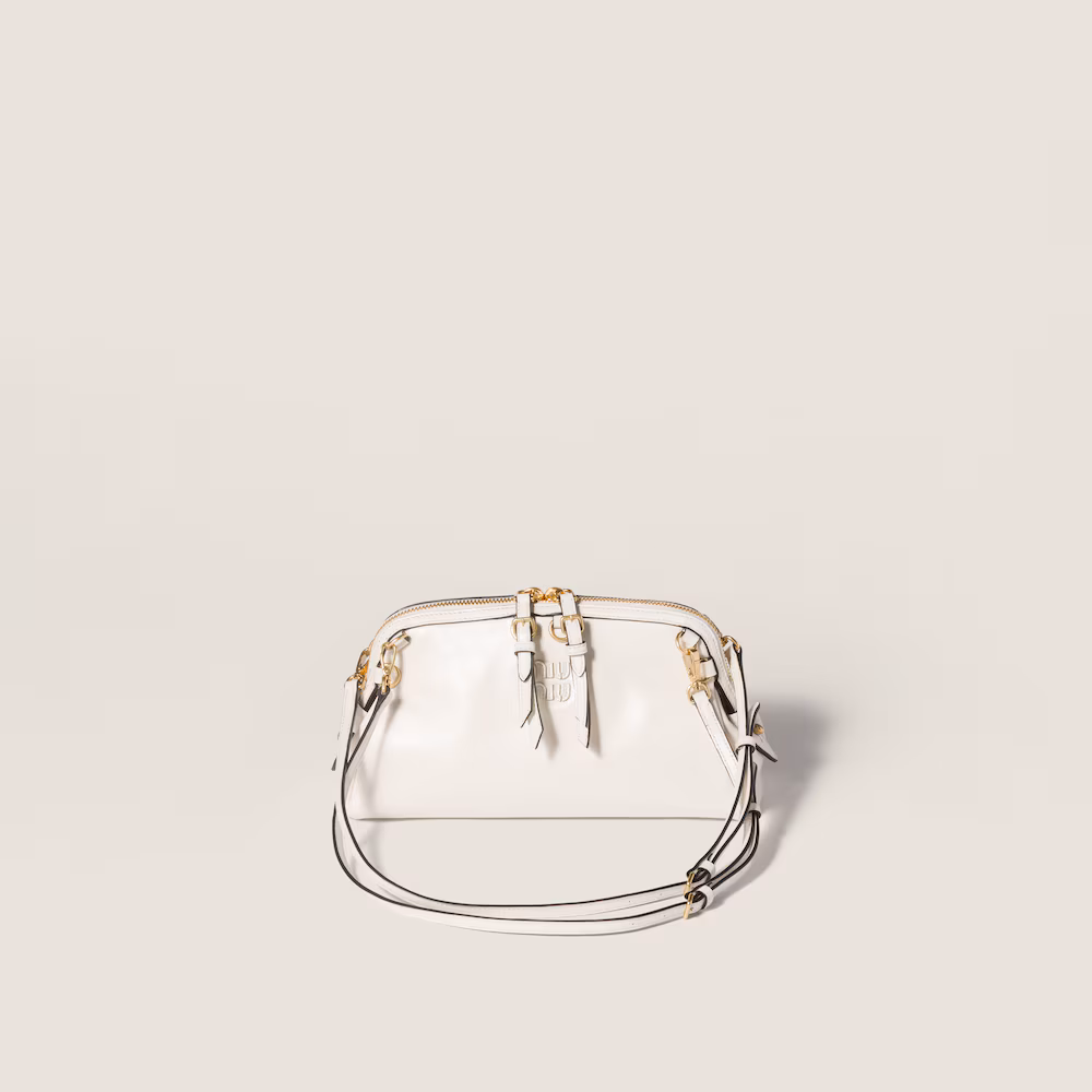 Miu Miu leather clutch bag