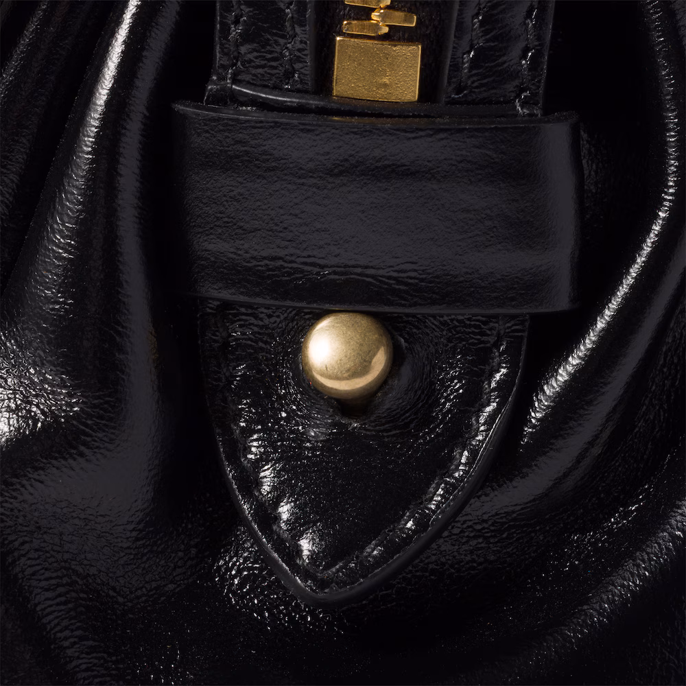 Miu Miu leather clutch bag