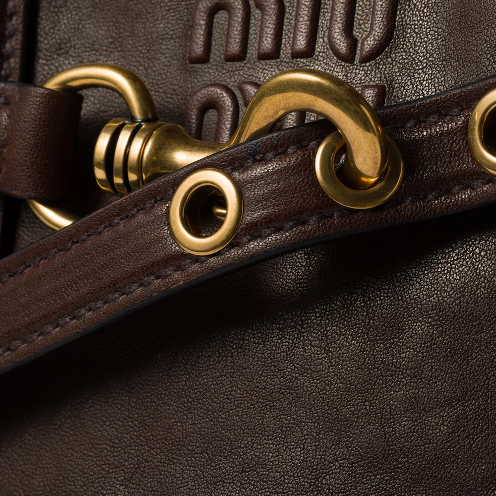 Miu Miu Aventure Nappa Leather Handbag