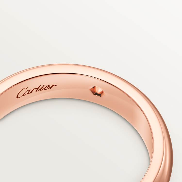 Cartier C de Cartier ring (white gold, rose gold)
