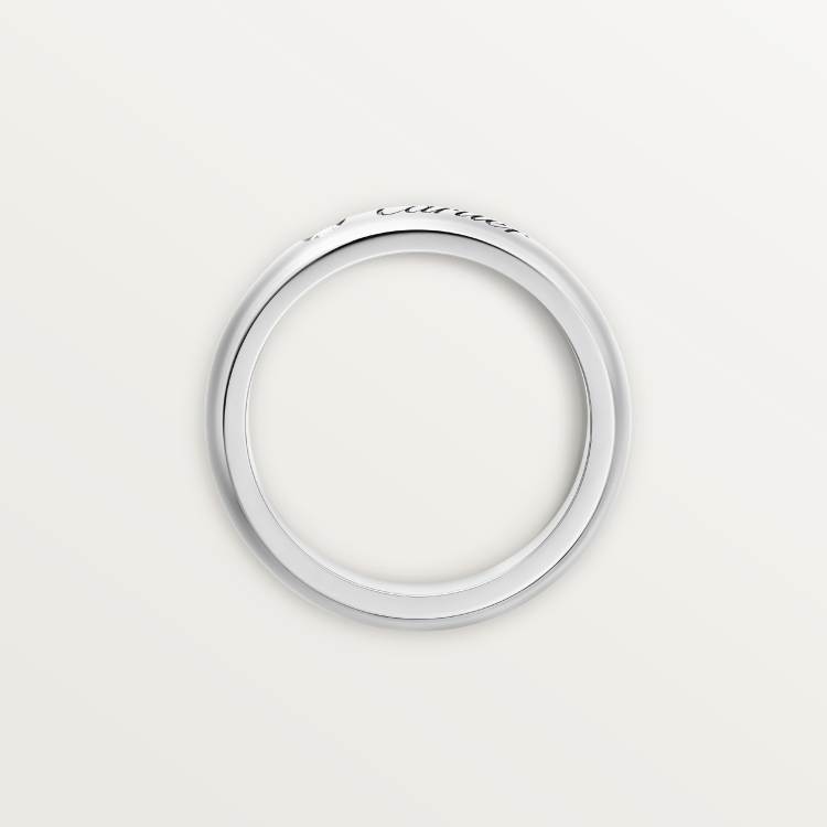 Cartier C de Cartier ring (white gold, rose gold)