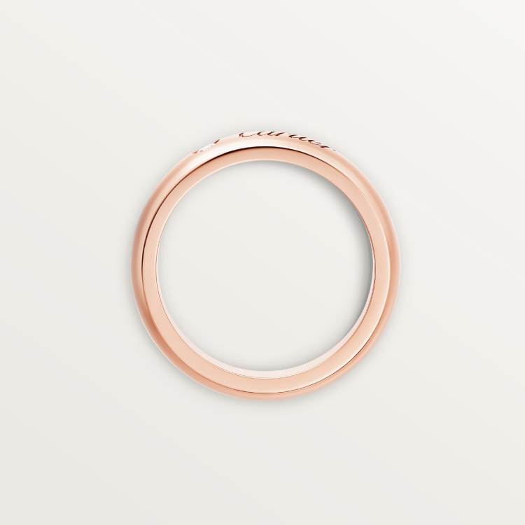 Cartier C de Cartier ring (white gold, rose gold)