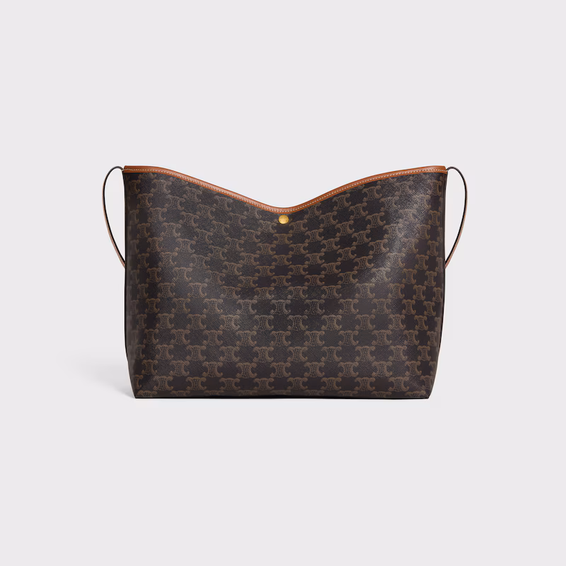 Celine bags SOFT SHOPPER logo print handbag