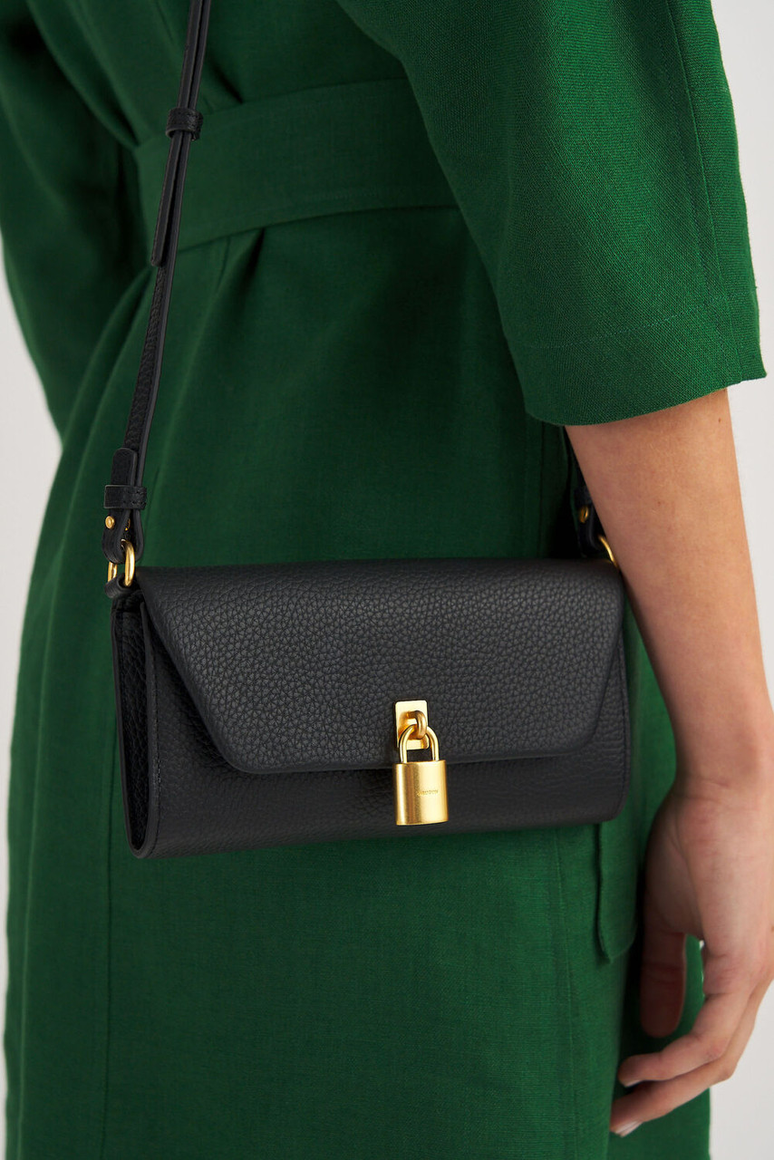 Oroton Tate Crossbody Black David Jones