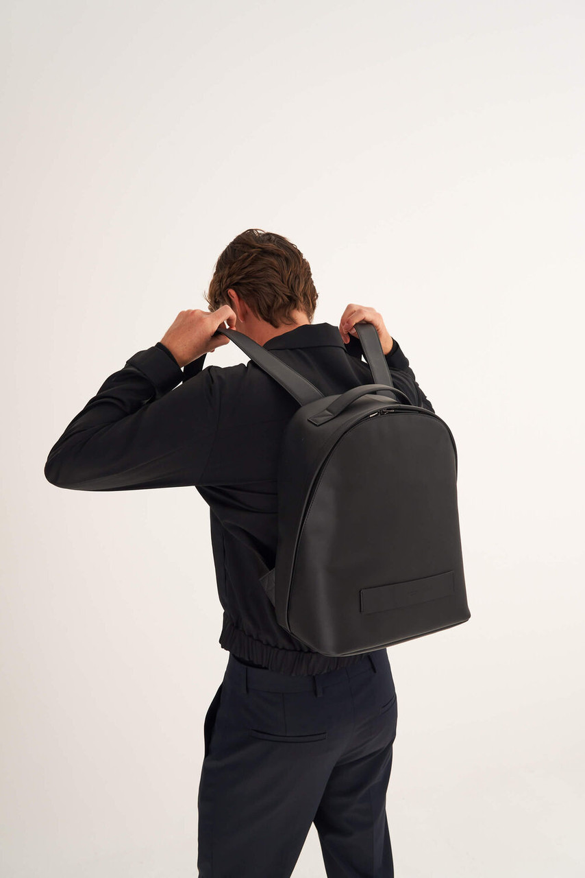 Oroton Liam Black Backpack David Jones