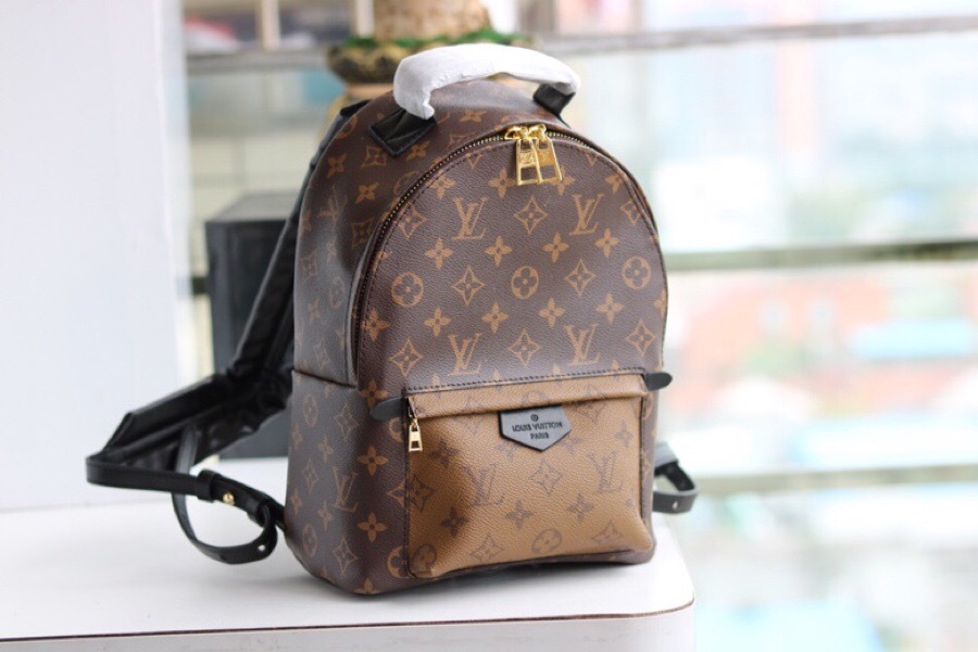 Replica Luxury Louis Vuitton M43116 Palm Springs Backpack PM Reverse Canvas