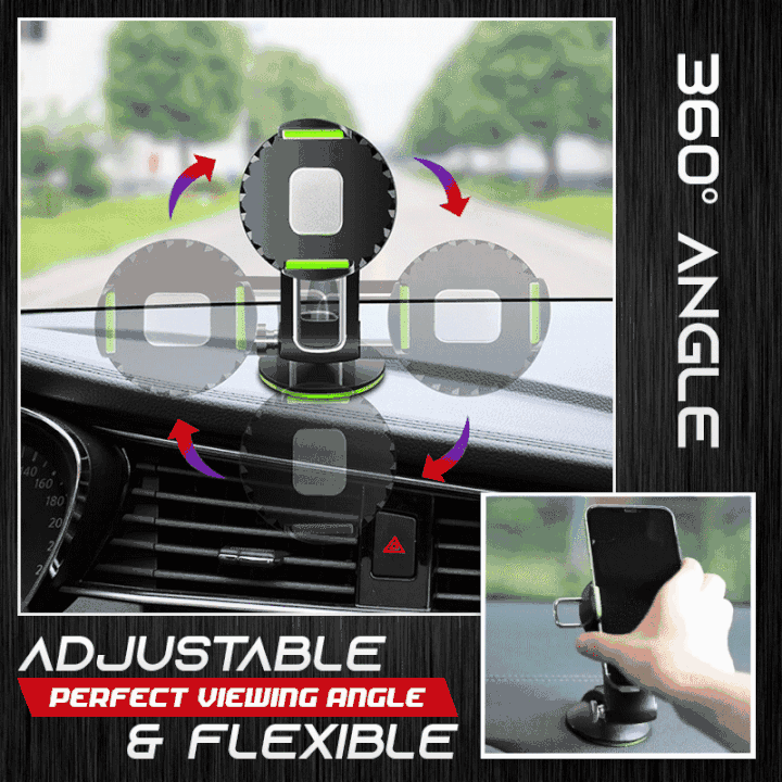 Adjustable Car Suction Cup Phone Holder (🔥50 OFF🔥)