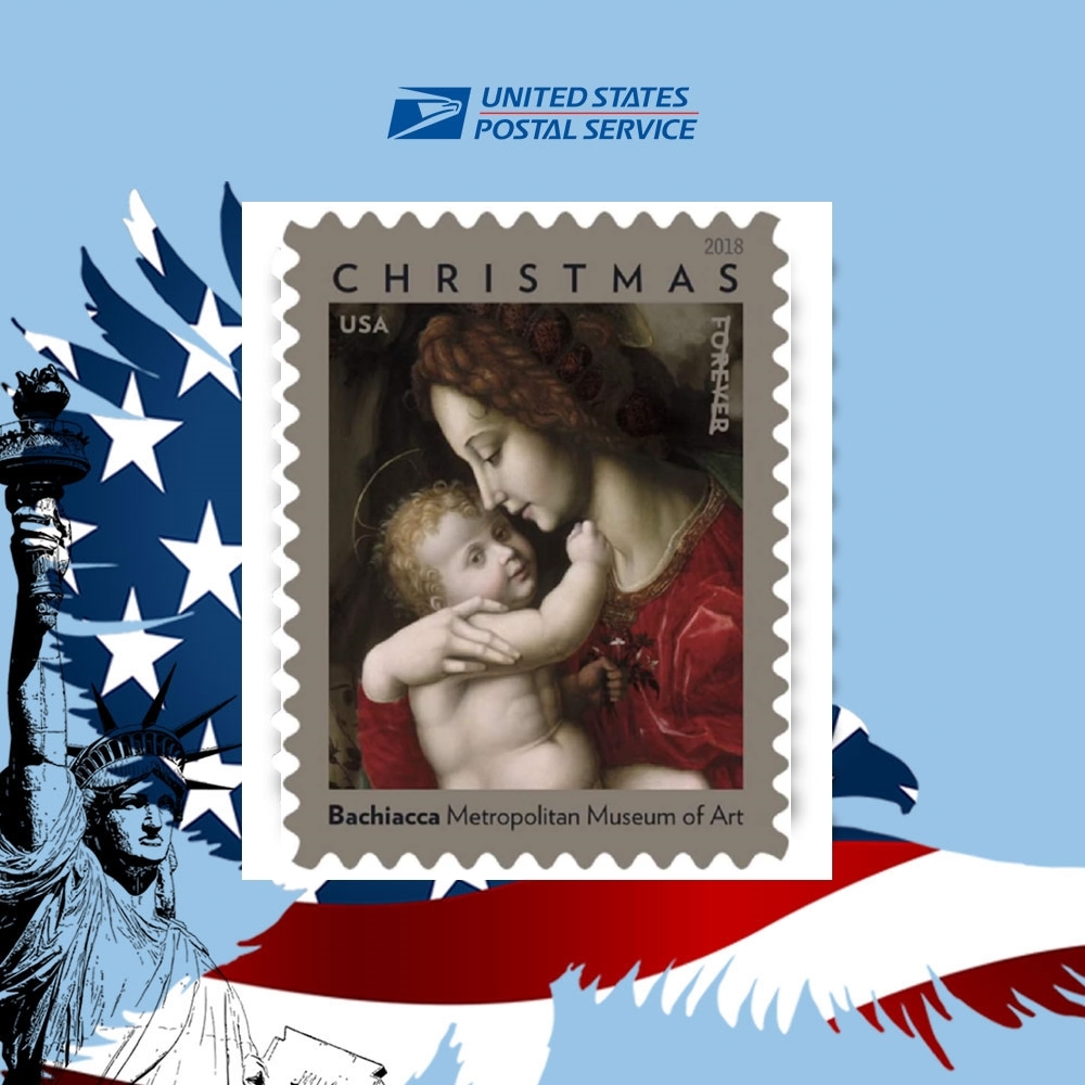 2018 Christmas Madonna and Child - US-Stamps