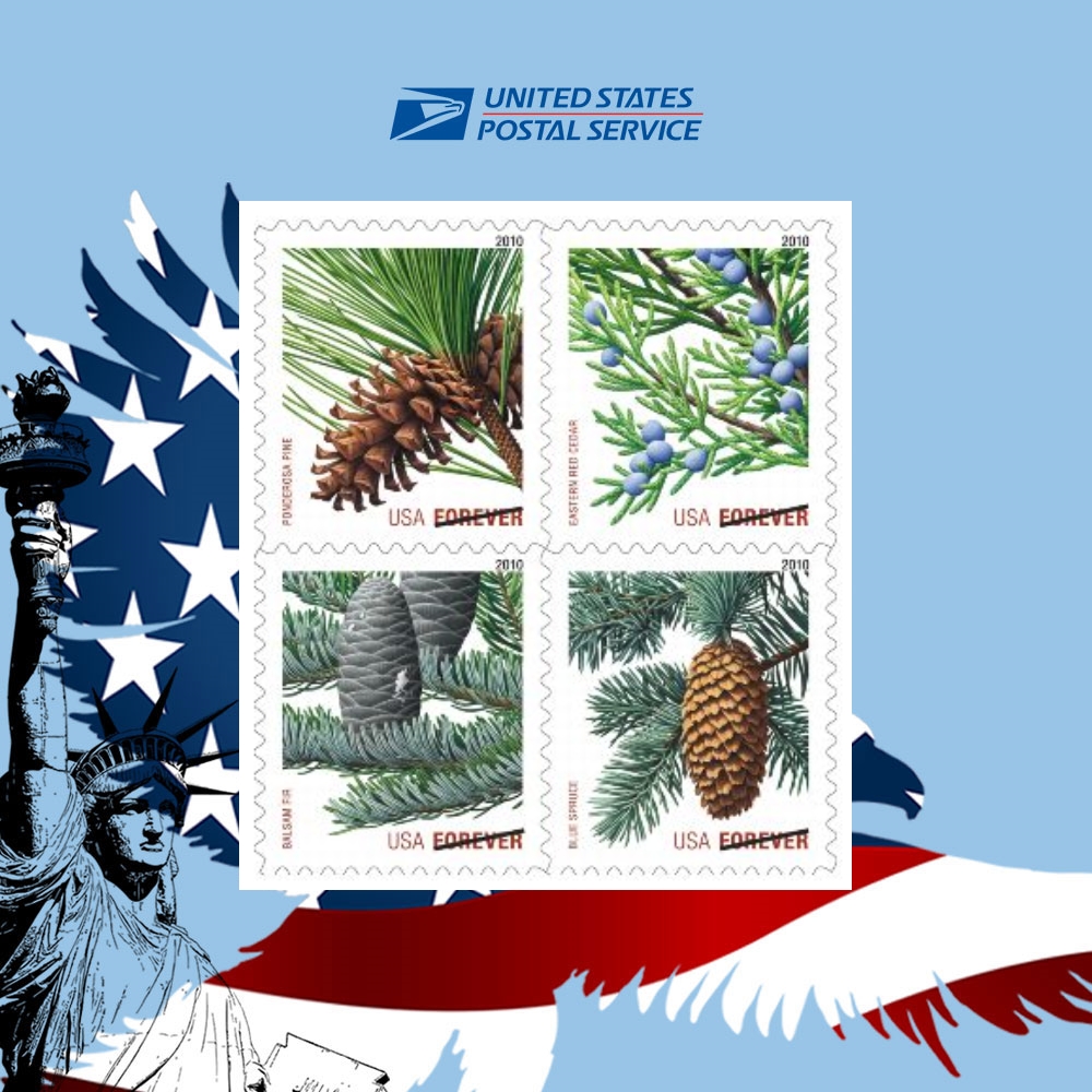 2010 Holiday Evergreens - Us-stamps