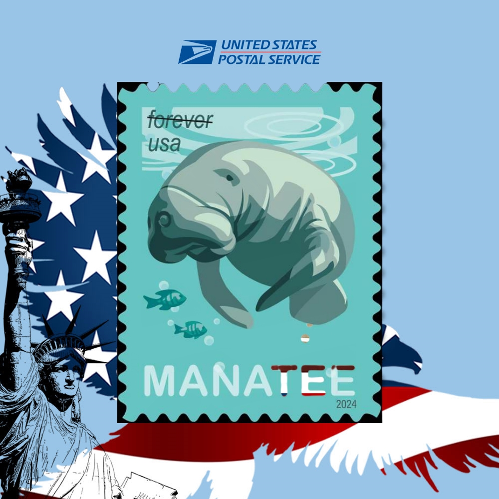 2024 SAVE MANATEES - US-Stamps