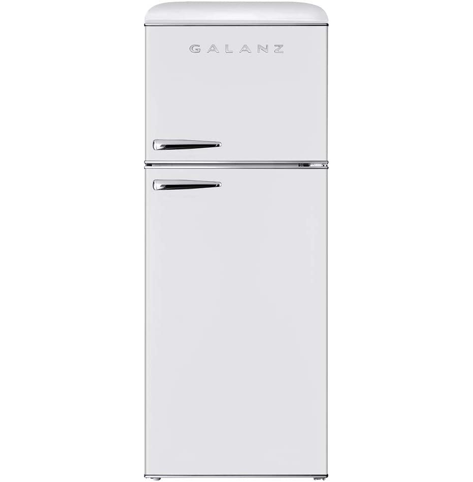 Galanz GLR10TBEEFR True Top Freezer Retro Refrigerator Frost Free, Dual