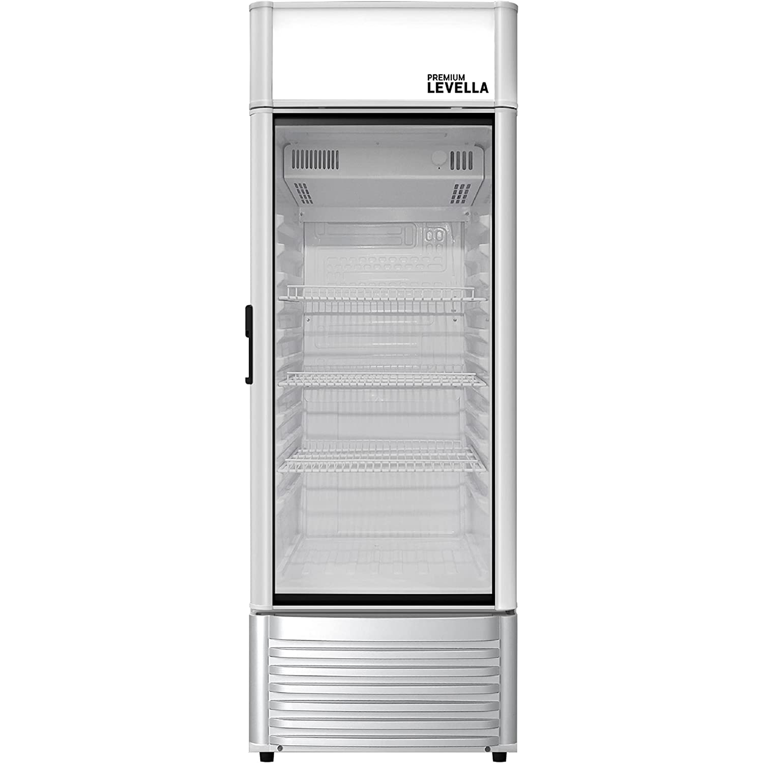 PremiumLevella PRF65DX Single Glass Door Merchandiser Refrigerator Beverage Display Cooler6.5