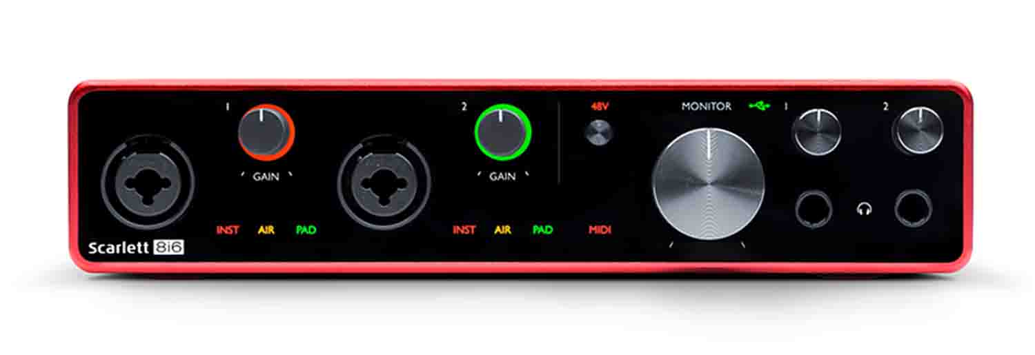 Focusrite Scarlett 8i6 3rd Gen 8x6 USB Audio/MIDI Interface