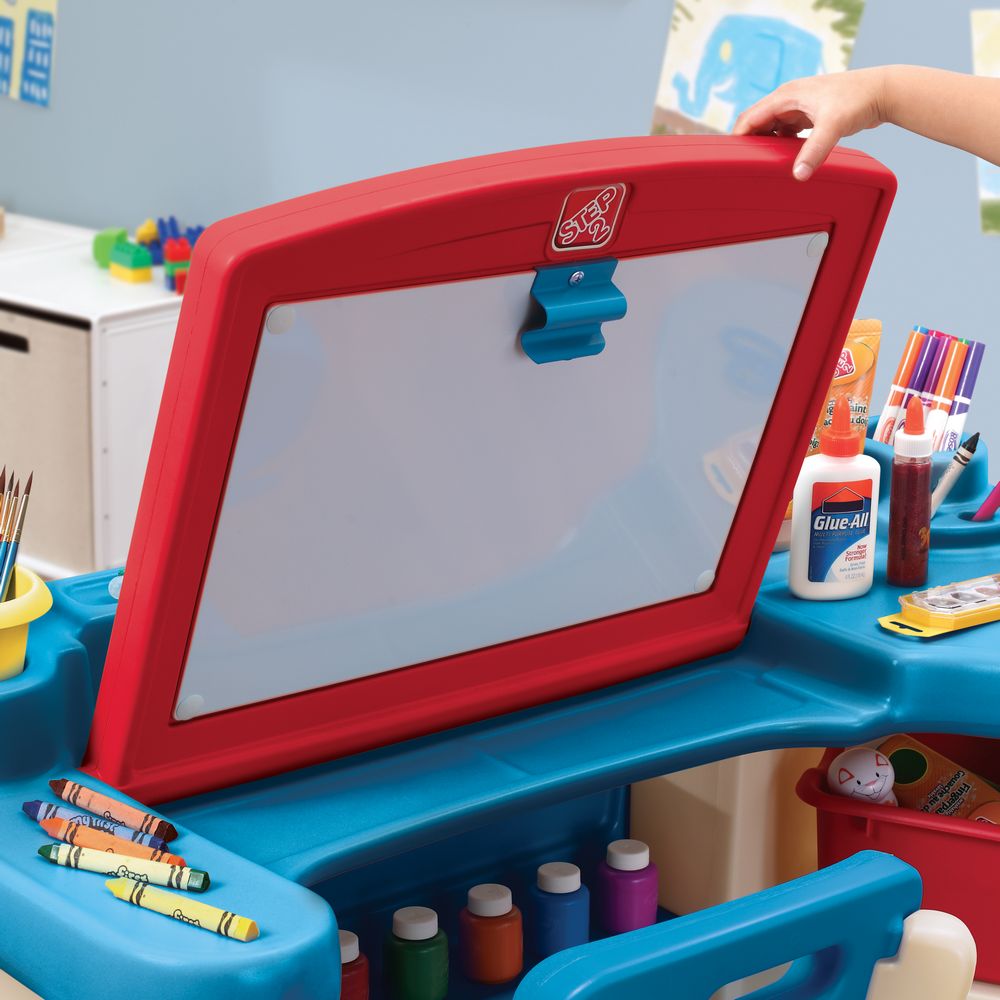 Step2 Studio Art Desk and Easel Includes Desk Chair and Storage Bins