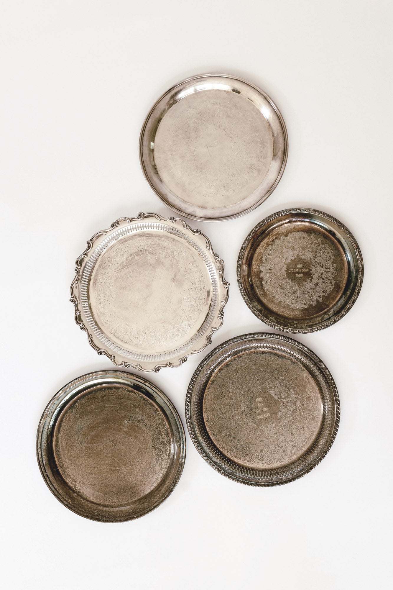 Vintage Silver Plated Trays