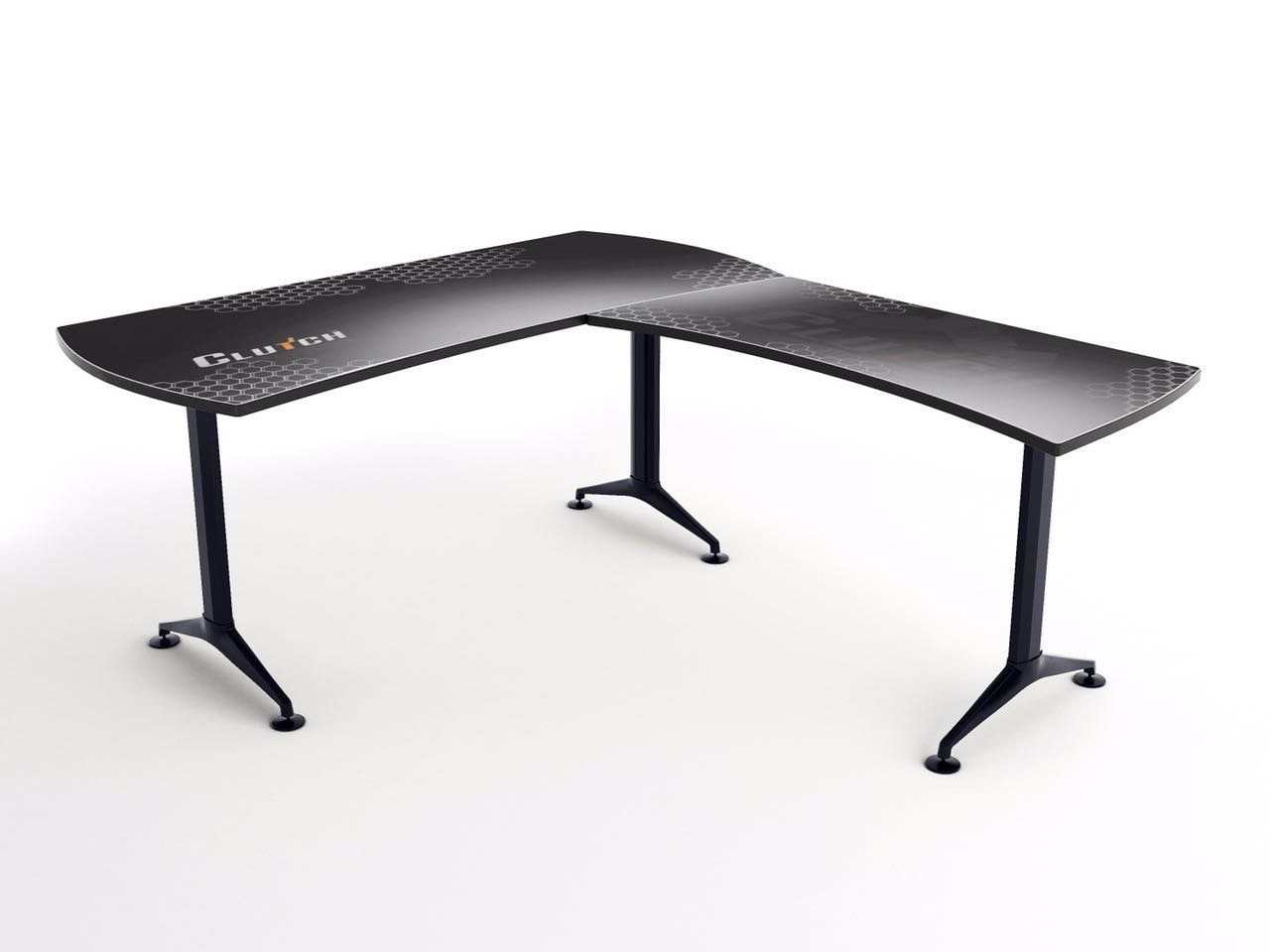 Clutch Ergonomic LShaped Gaming Desk