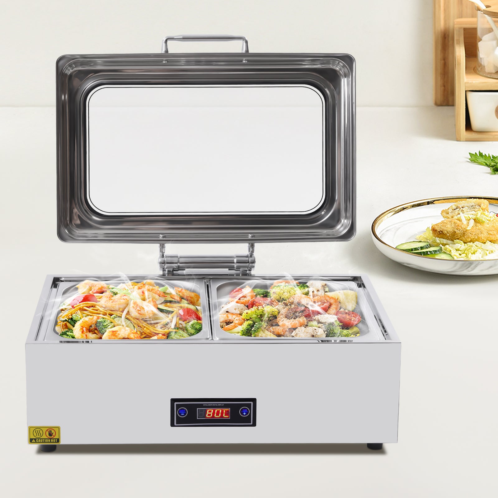 Chafing Dish Buffet Set, Electric Chafing Dish, Chaffing Server Set