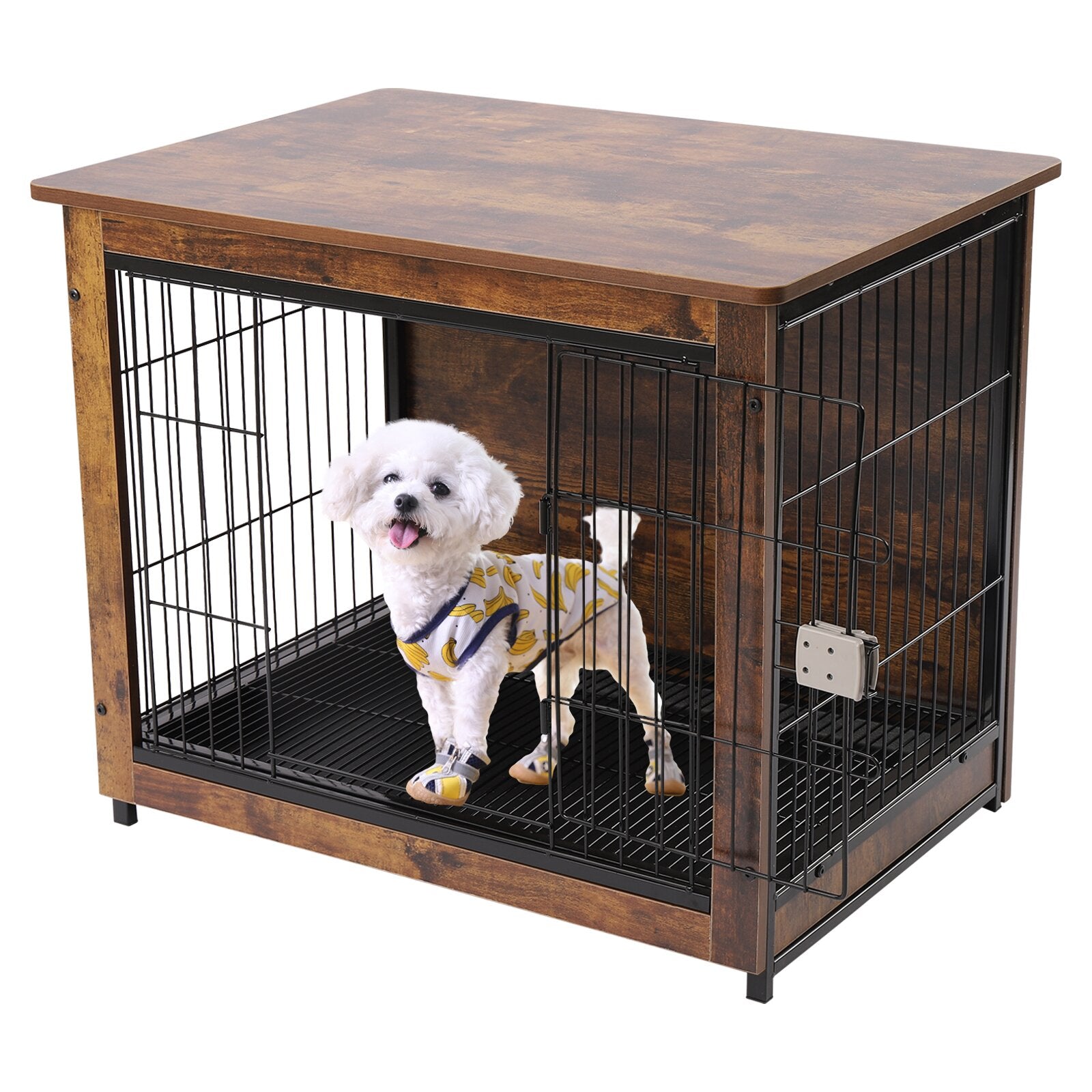 Dog Crate Furniture, Wooden Dog Crate Table, Dog Furniture, Indoor Dog