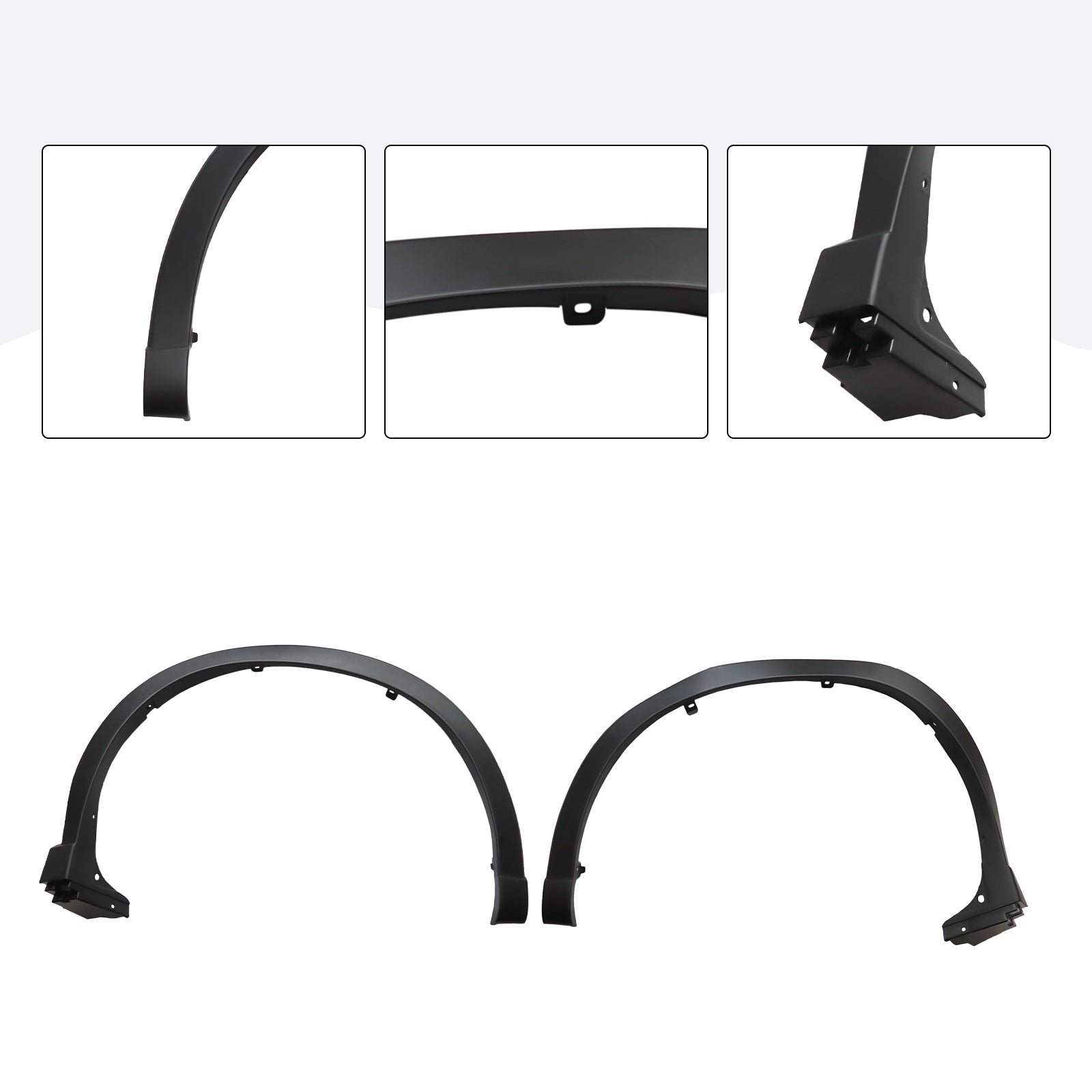 Fender Flares For 2013-2016 Mazda CX-5 Front Left and Right Black 