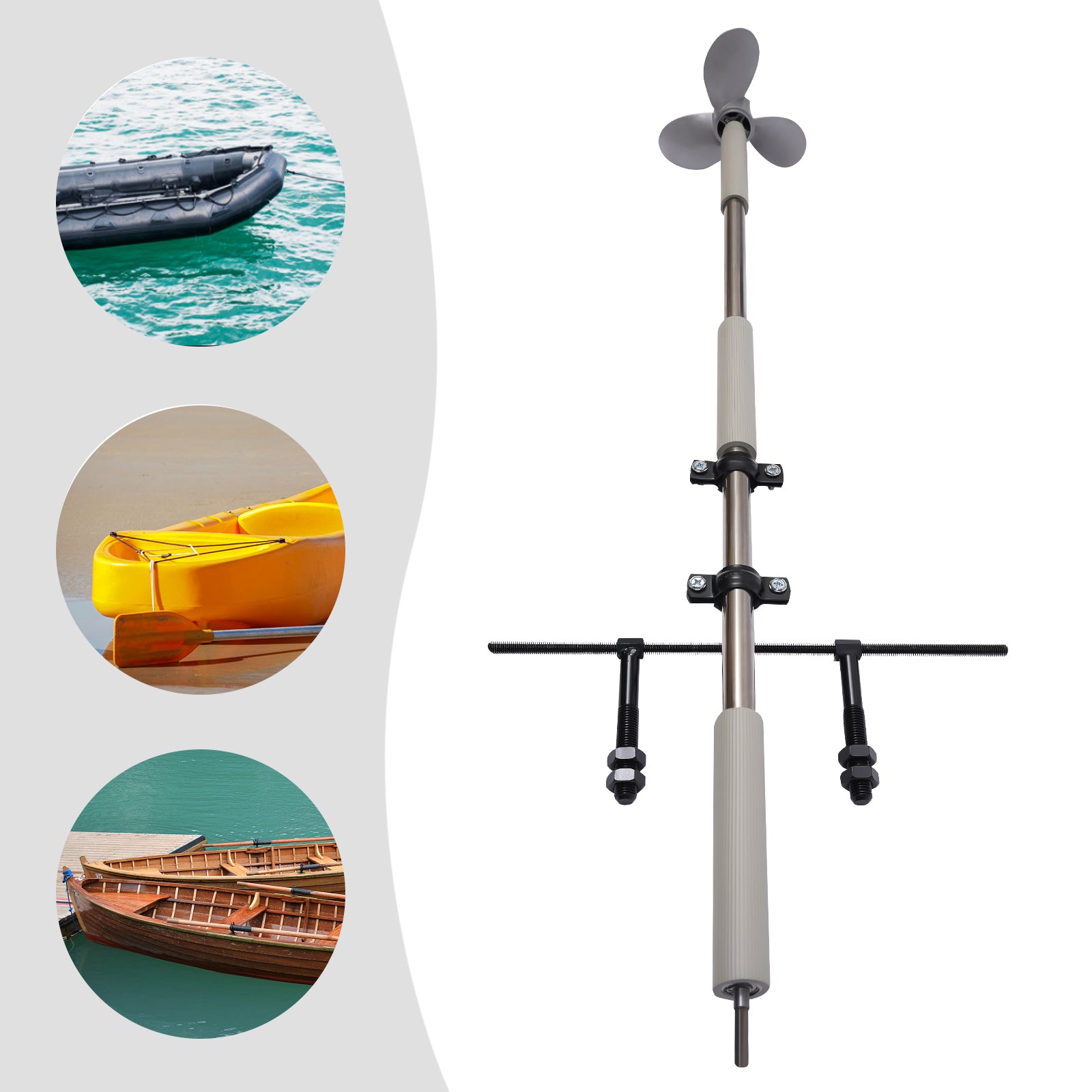 Outboard Motor Bracket Small Boat / Kayak Stand for Electric Drill