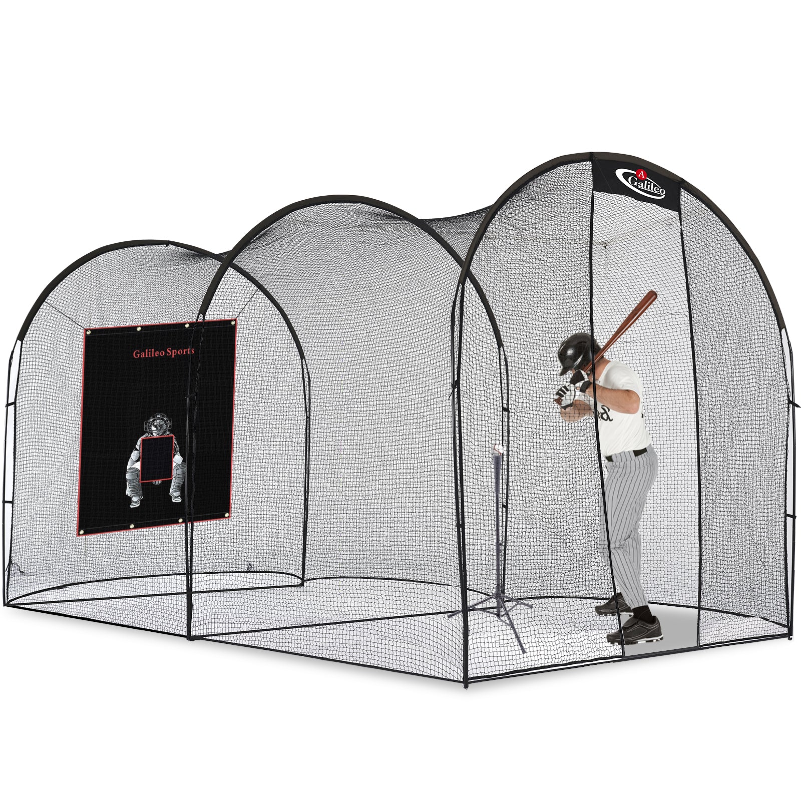 Galileo Baseball Softball Batting Cage for Kids Pitching Hitting