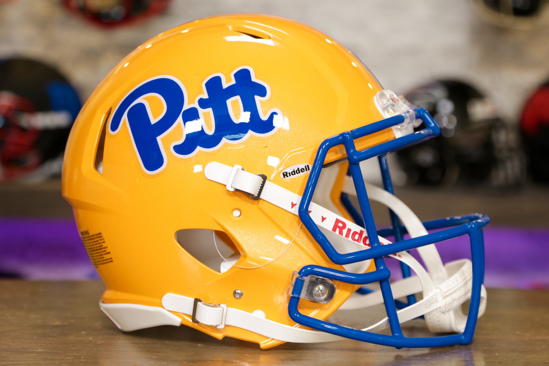 Pitt Panthers Riddell Speed Authentic Helmet