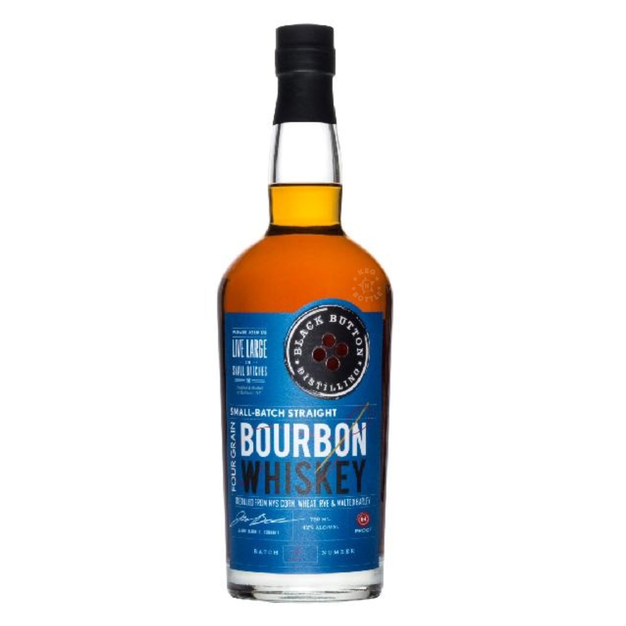 Black Button Four Grain Straight Bourbon Whiskey (750 ml)