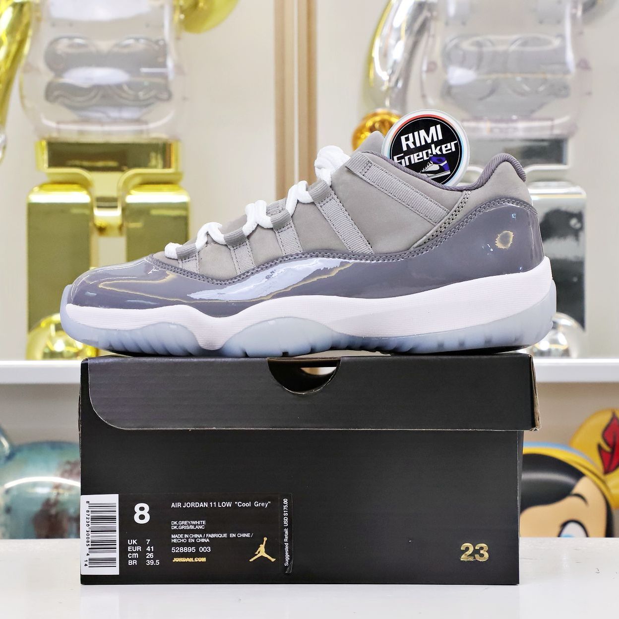 AIR JORDAN 11 RETRO LOW COOL GREY