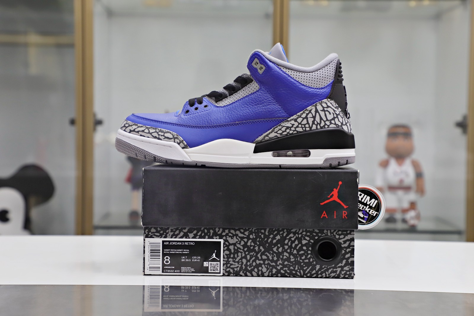 AIR JORDAN 3 RETRO BLUE CEMENT