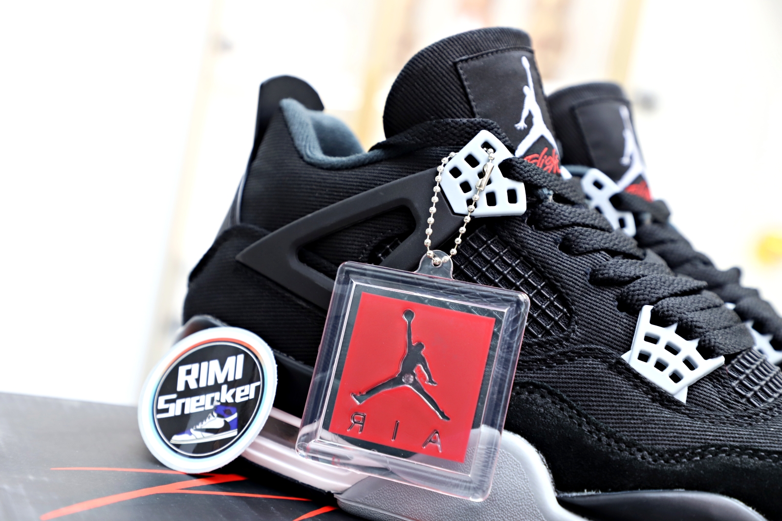 AIR JORDAN 4 "BLACK CANVAS"