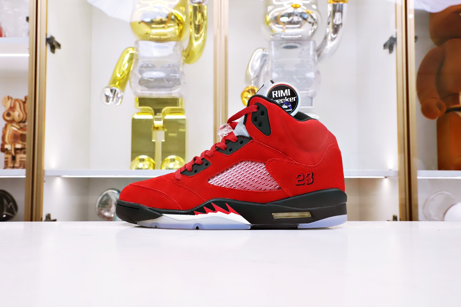 AIR JORDAN 5 RETRO RAGING BULL RED SUEDE