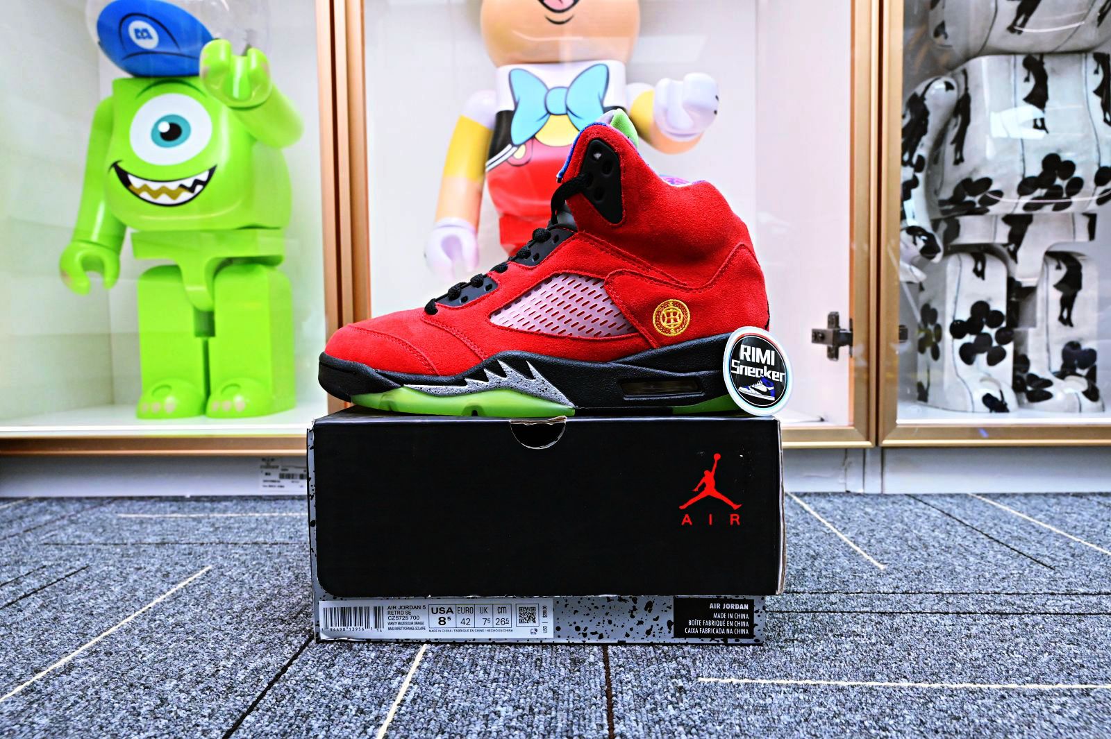 AIR JORDAN 5 SOLAR ORANGE WHAT THE CZ5725-700