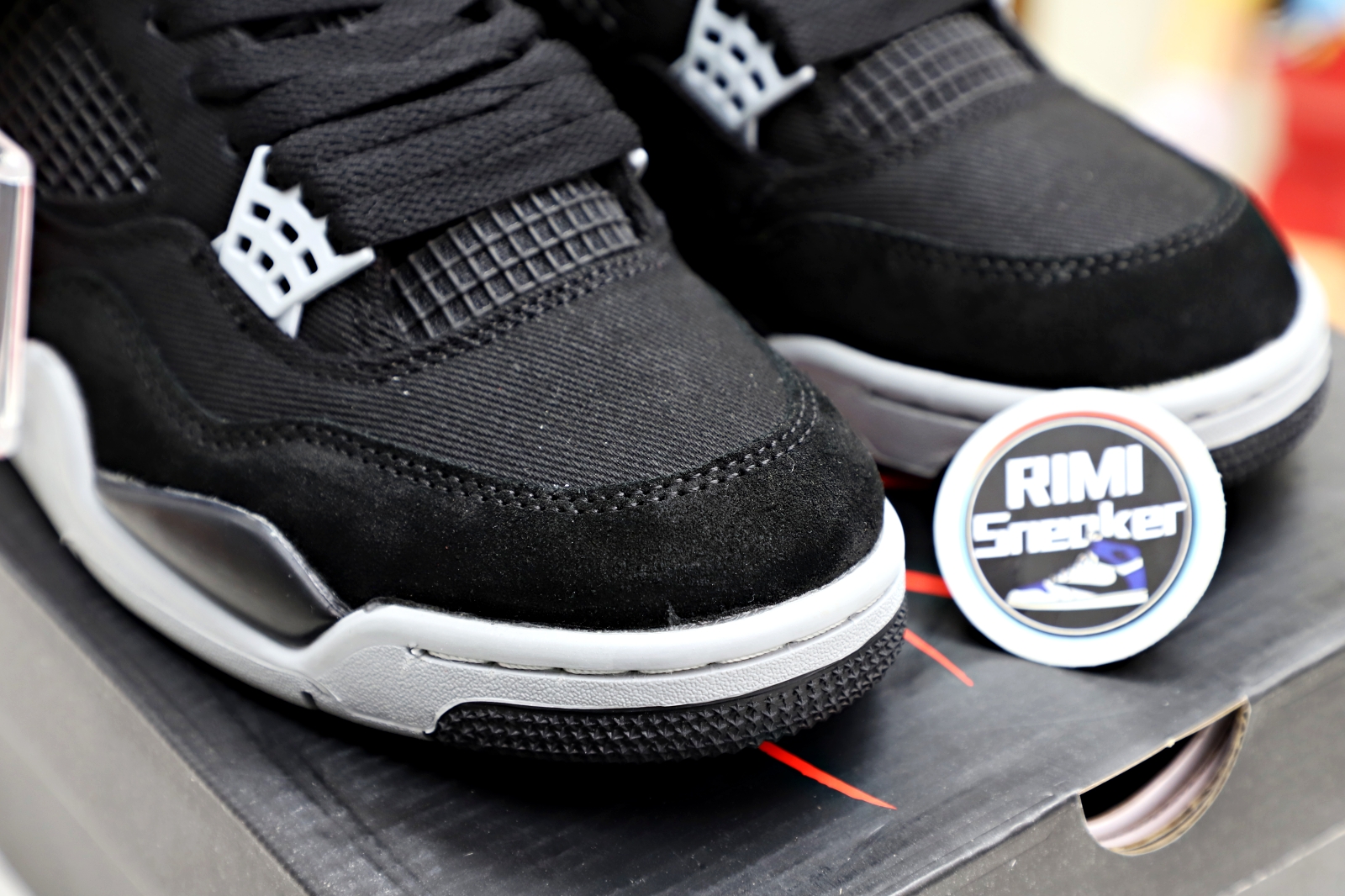 AIR JORDAN 4 "BLACK CANVAS"