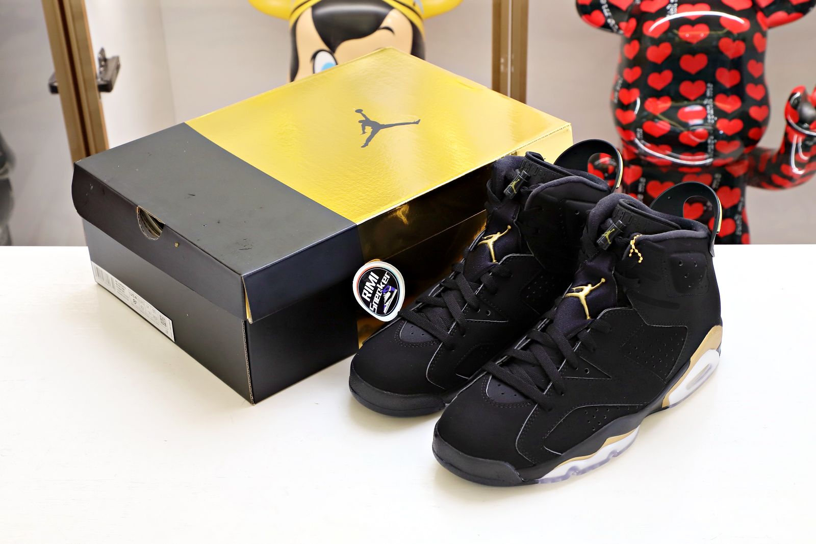 AIR JORDAN 6 RETRO DMP 2020 BLACK/METALLIC GOLD