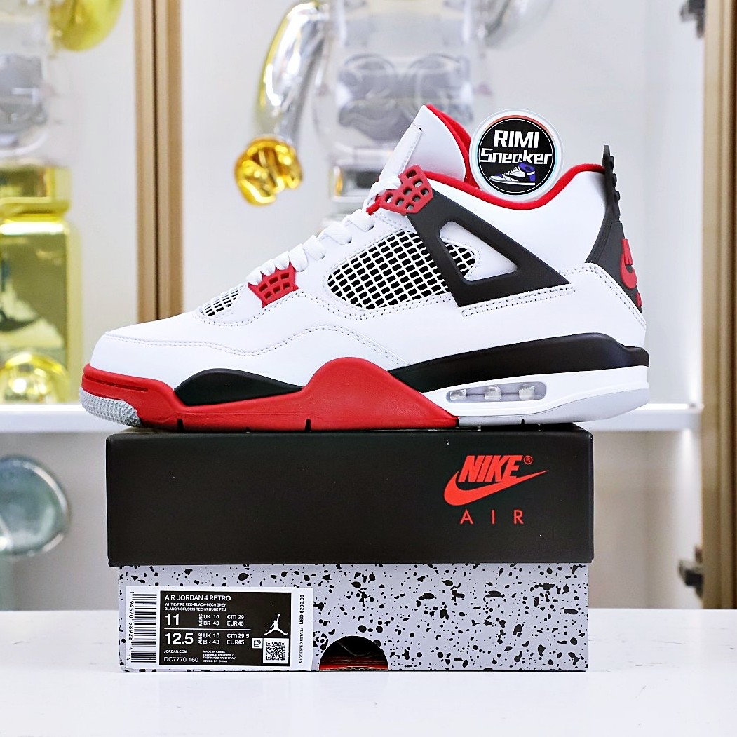 AIR JORDAN 4 RETRO ''FIRE RED'' 2020