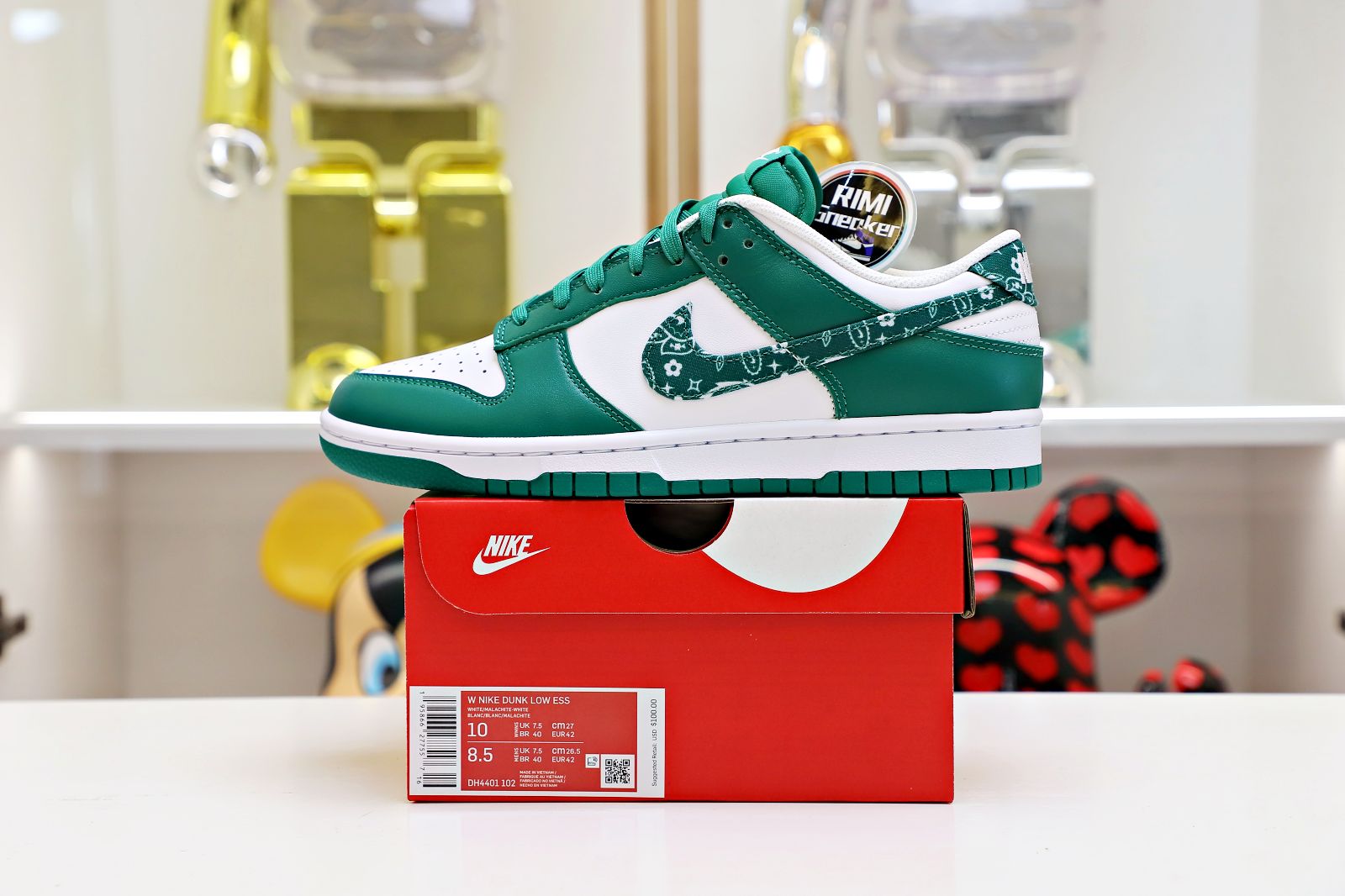 NIKE DUNK LOW ESSENTIAL PAISLEY PACK GREEN (W)