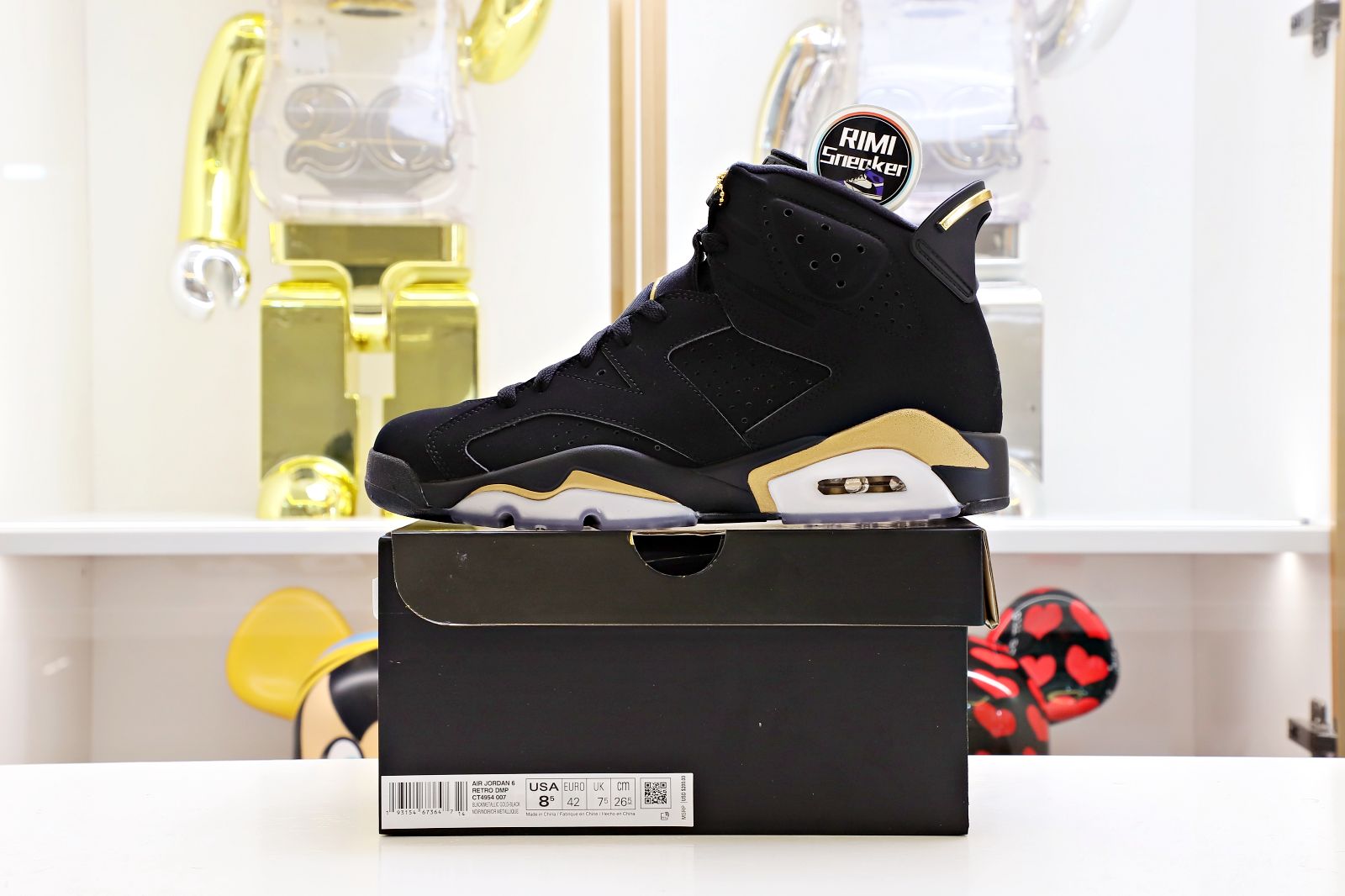 AIR JORDAN 6 RETRO DMP 2020 BLACK/METALLIC GOLD