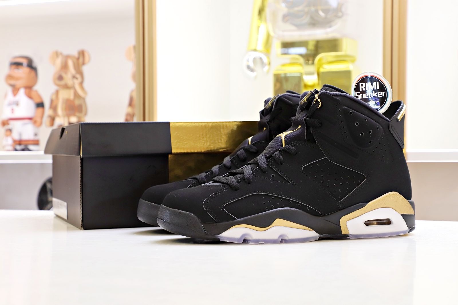 AIR JORDAN 6 RETRO DMP 2020 BLACK/METALLIC GOLD