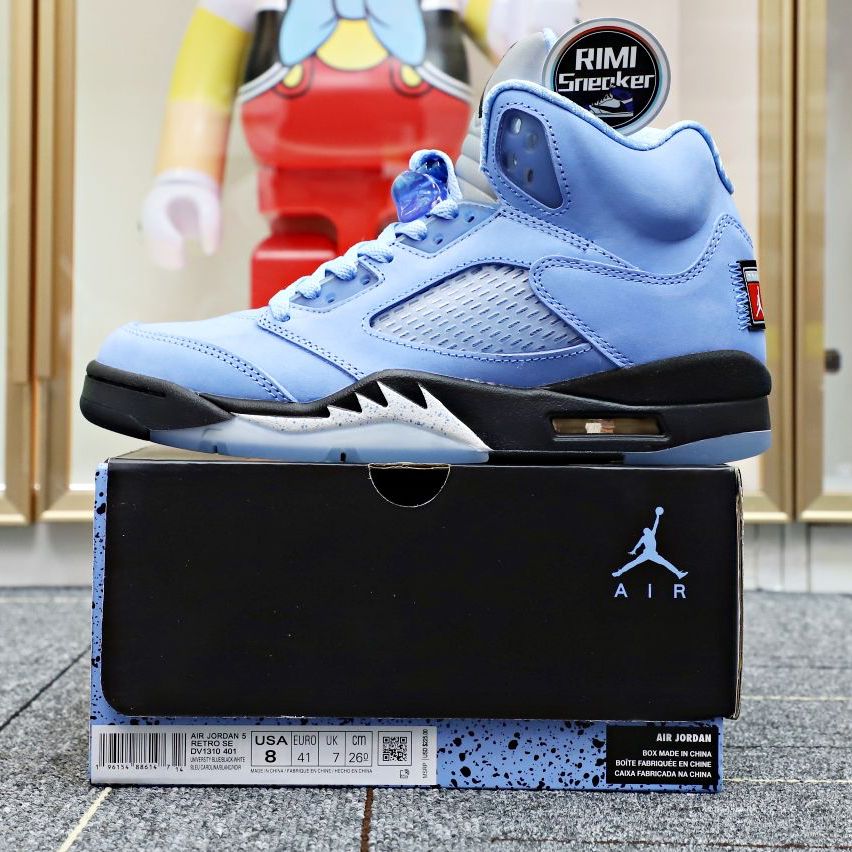 AIR JORDAN 5 RETRO SE DV1310 401 UNIVERSITY BLUE/BLACK-WHITE BLEU