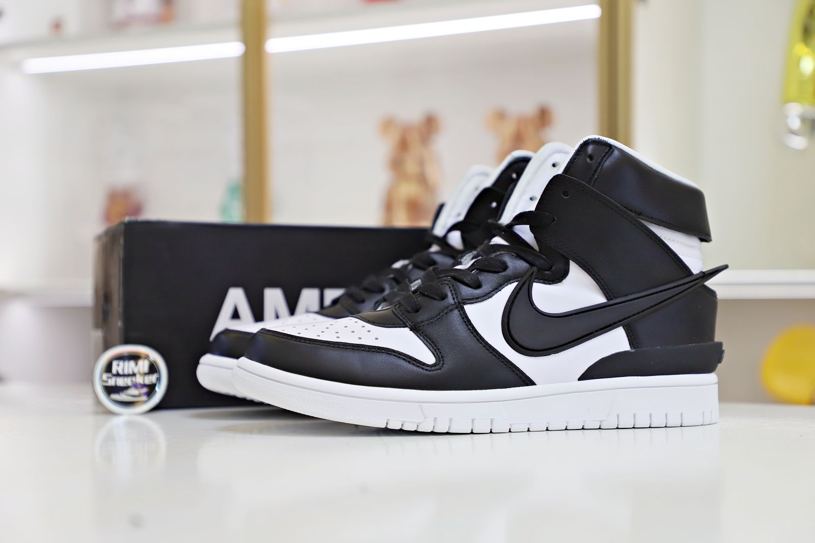 NIKE DUNK HIGH AMBUSH BLACK WHITE