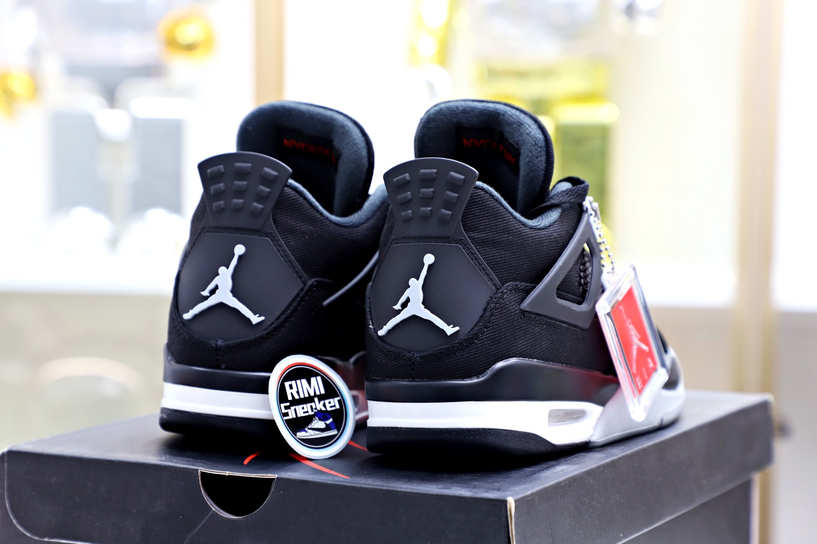 AIR JORDAN 4 "BLACK CANVAS"