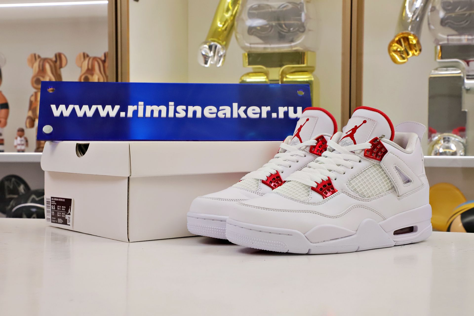 JORDAN 4 RETRO METALLIC RED CT8527-112