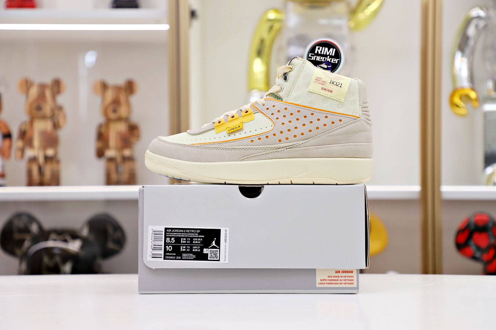 AIR JORDAN 2 RETRO UNION GREY FOG