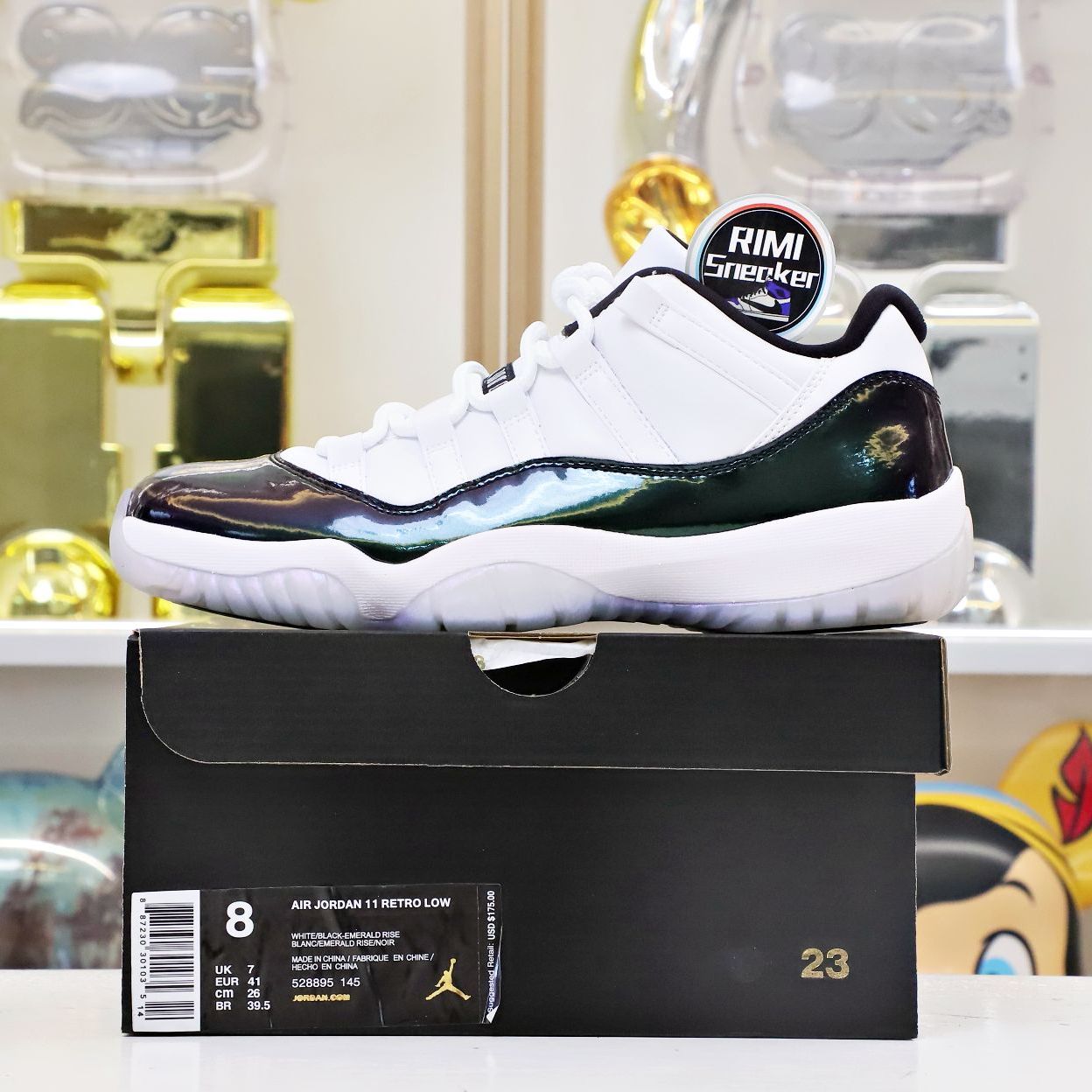 AIR JORDAN 11 LOW EMERALD EASTER