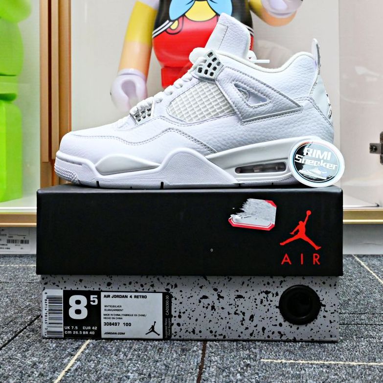 AIR JORDAN 4 RETRO ''PURE MONEY'' - 308497-100