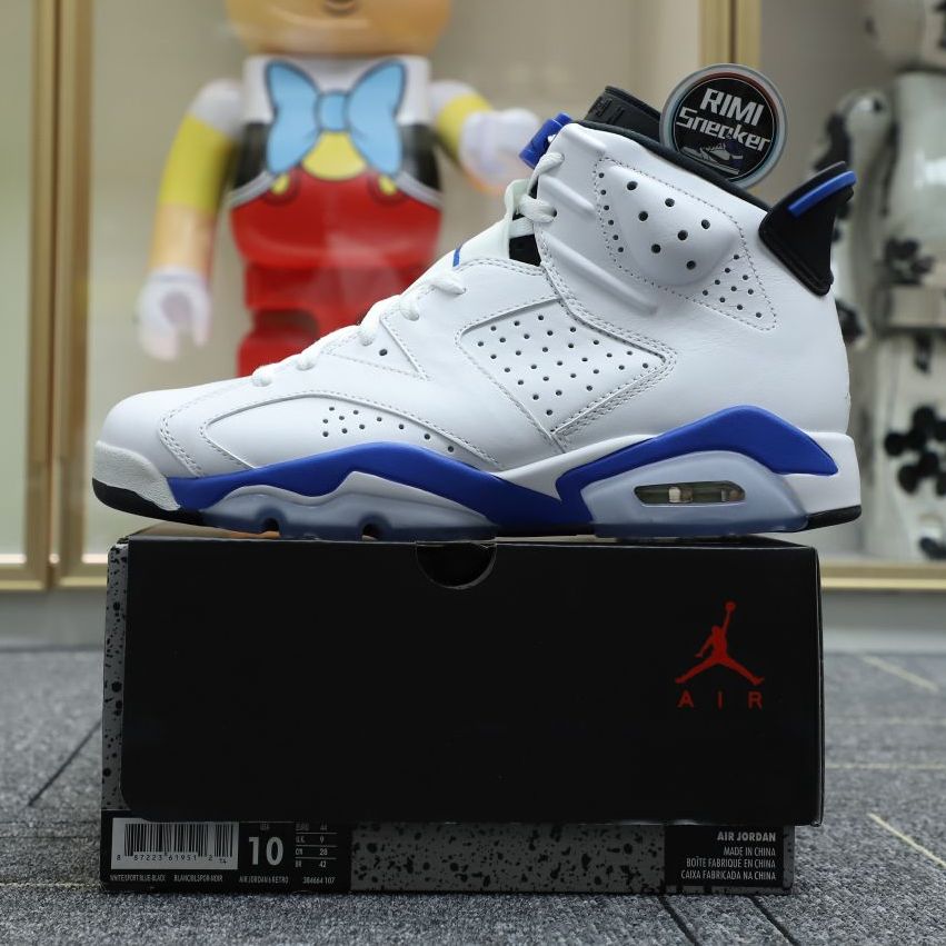 AIR JORDAN 6 RETRO SPORT BLUE