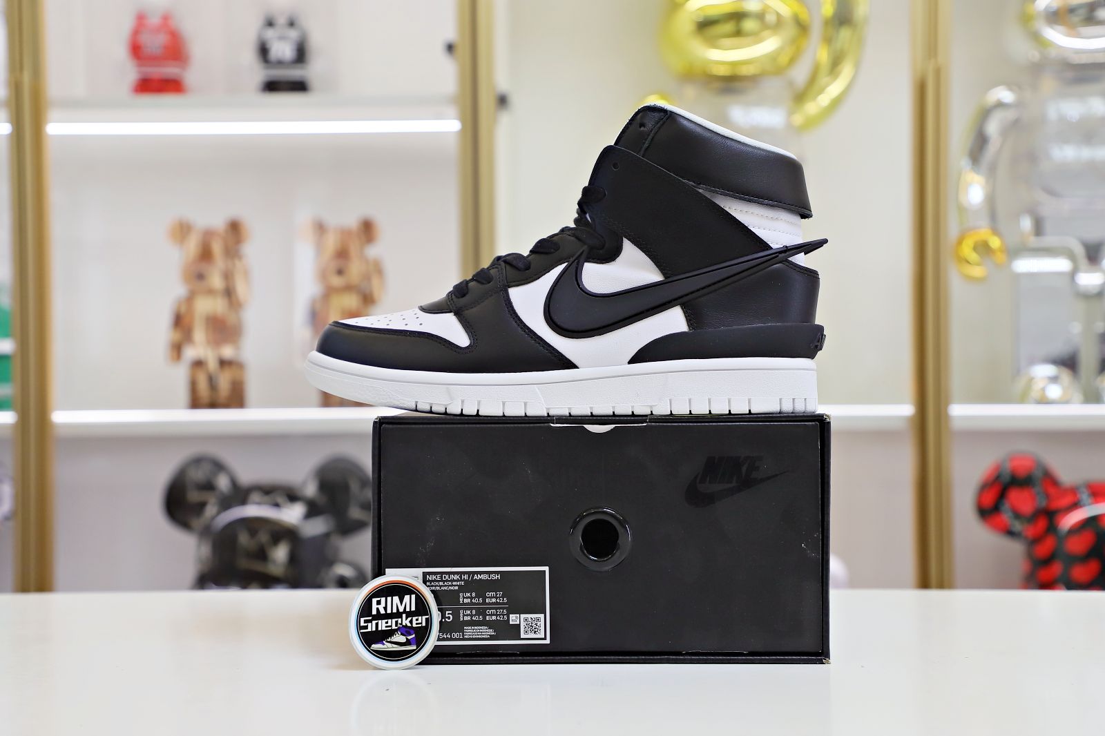 NIKE DUNK HIGH AMBUSH BLACK WHITE