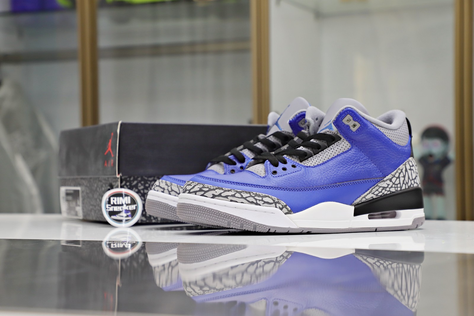 AIR JORDAN 3 RETRO BLUE CEMENT