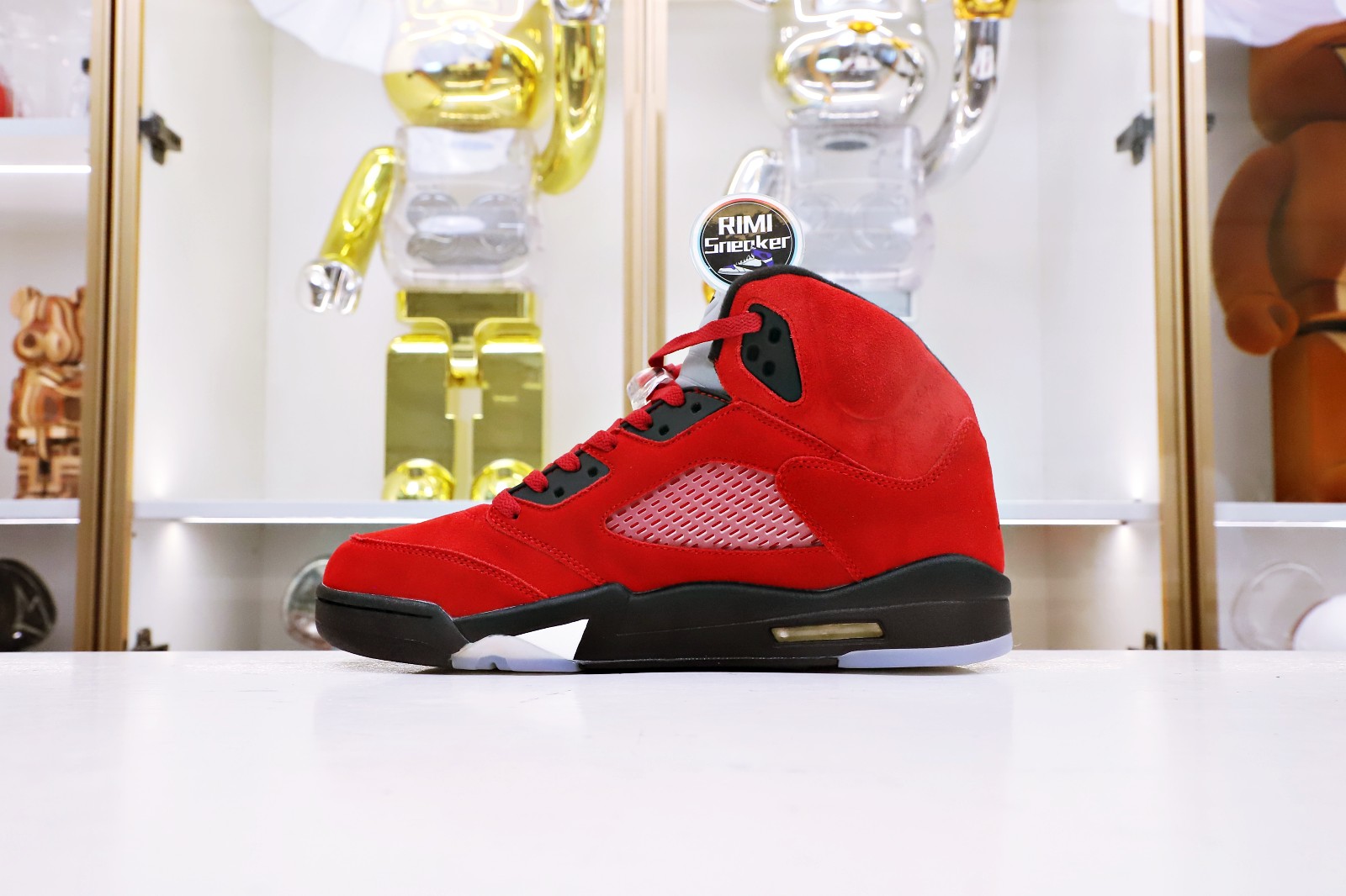 AIR JORDAN 5 RETRO RAGING BULL RED SUEDE