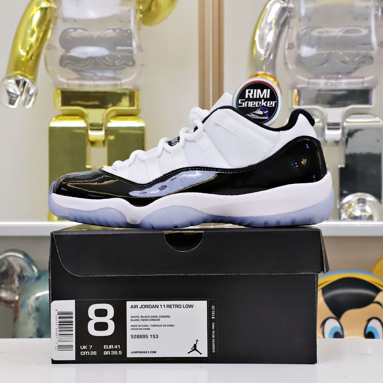 AIR JORDAN 11 RETRO LOW CONCORD